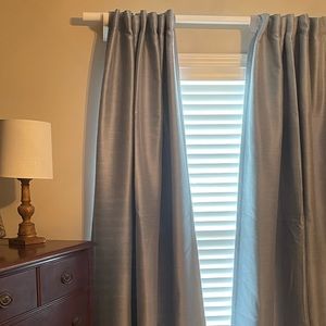 Threshold Blue Blackout Curtains 52" x 70" - 2 panels